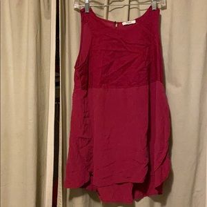Fuchsia pink Madewell tank
